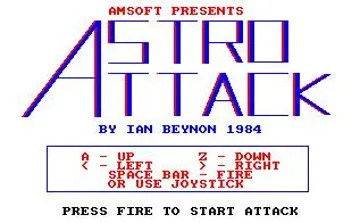 Astro Attack (1984)(Amsoft) screen shot title